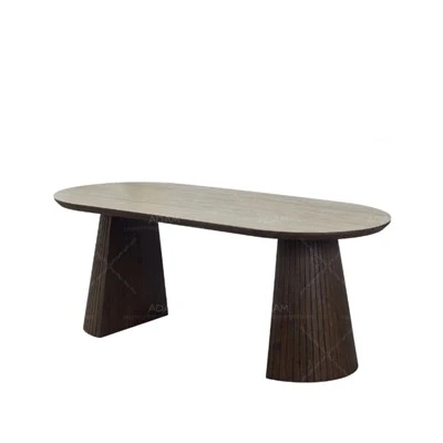 Tavolo da pranzo contemporaneo in ceramica